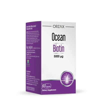 Orzax Ocean Biotin Биотин, 60 капс