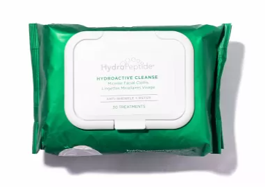 HydroPeptide HydroActive Cleanse Micellar Facial Towelettes Мицеллярные очищающие салфетки, 30 шт