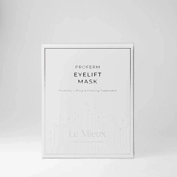 Le Mieux PROFERM EYELIFT MASK Маска для лифтинга кожи вокруг глаз с ферментированными ингредиентами, 4 шт