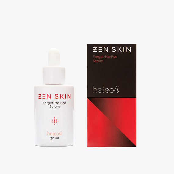 HELEO4™ ZEN SKIN Forget-Me-Red Serum Сыворотка для лица капилляропротекторная, 30 мл