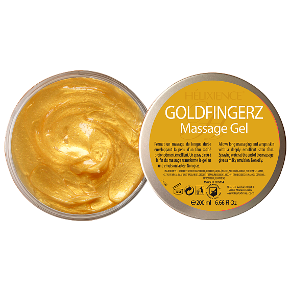 Heliabrine Helixience Goldfingerz massage gel Массажный гель, 200 мл