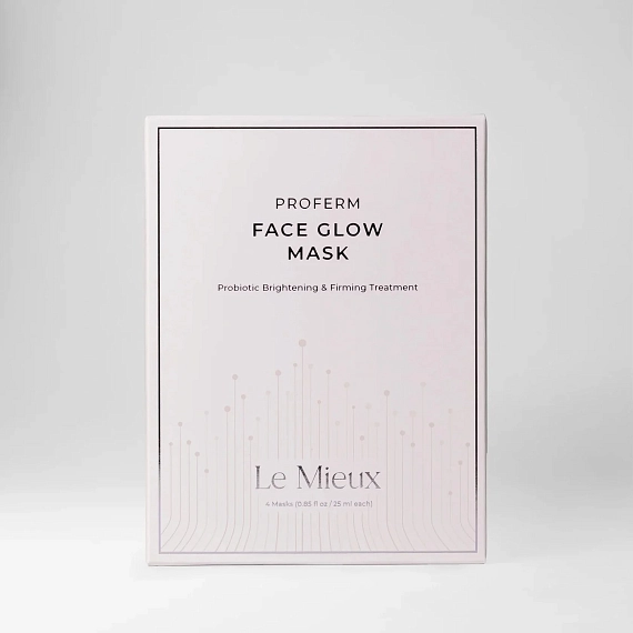 Le Mieux PROFERM FACE GLOW MASK Маска с ферментами для лица придающее сияние, 4 шт